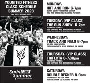 SPRINT THRU SUMMER LARGE GROUP OUTDOOR SESSIONS (END of SUMMER SPECIAL)